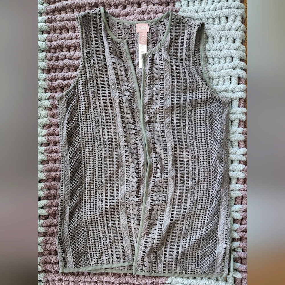 Chico's Crochet Vest